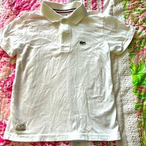 Boys Lacoste polo shirt